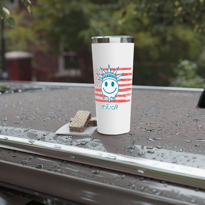 Live Free Copper Tumbler - Red, White, & Chill 2025 Edition