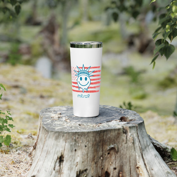 Live Free Copper Tumbler - Red, White, & Chill 2025 Edition
