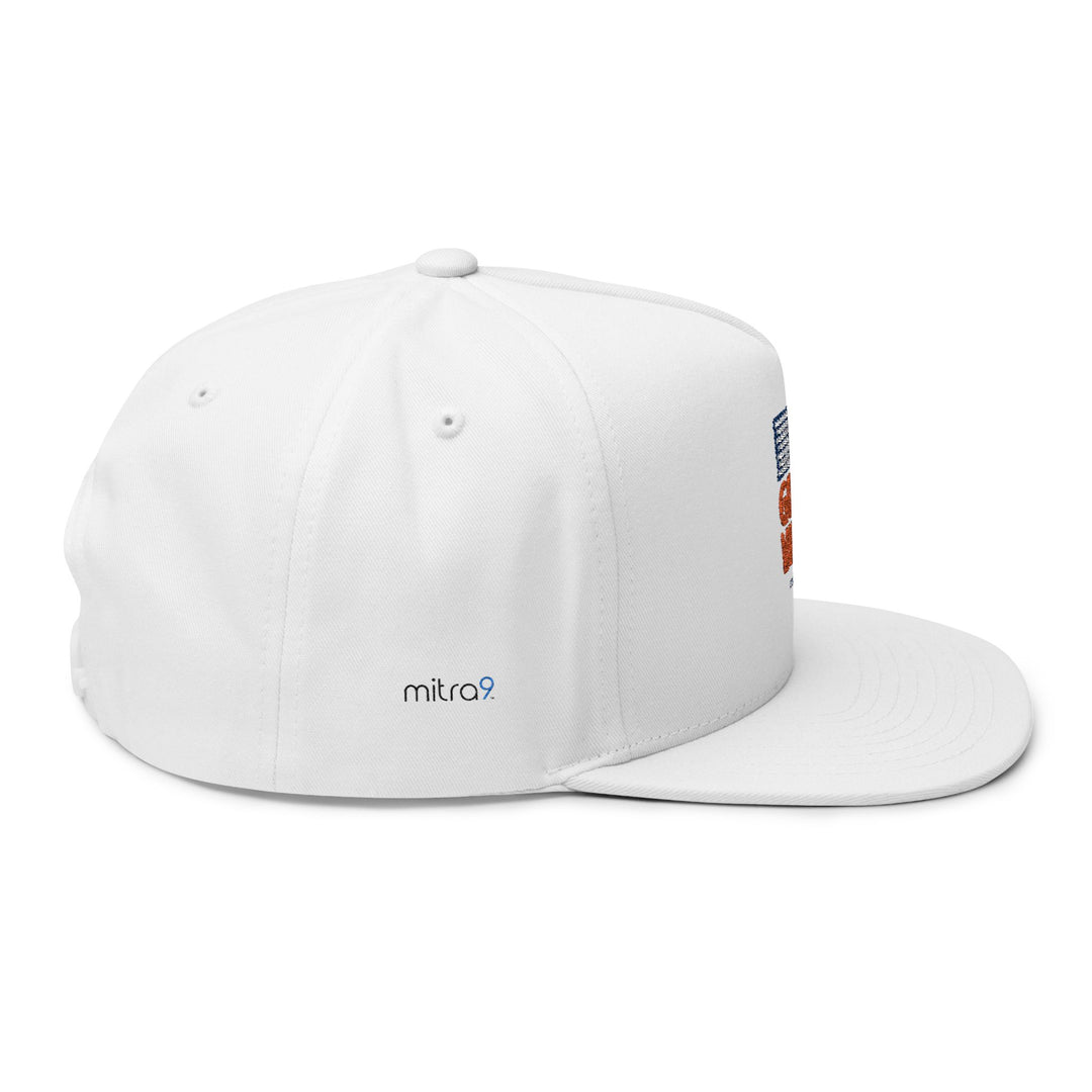 Feel the Good Vibes Flat Bill Cap - Red, White, & Chill 2025 Edition