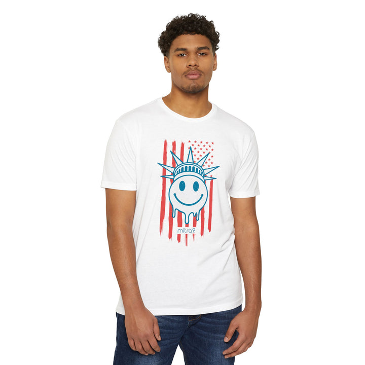 Vintage Liberty Smiley - Red, White & Chill 2025 Edition Tshirt