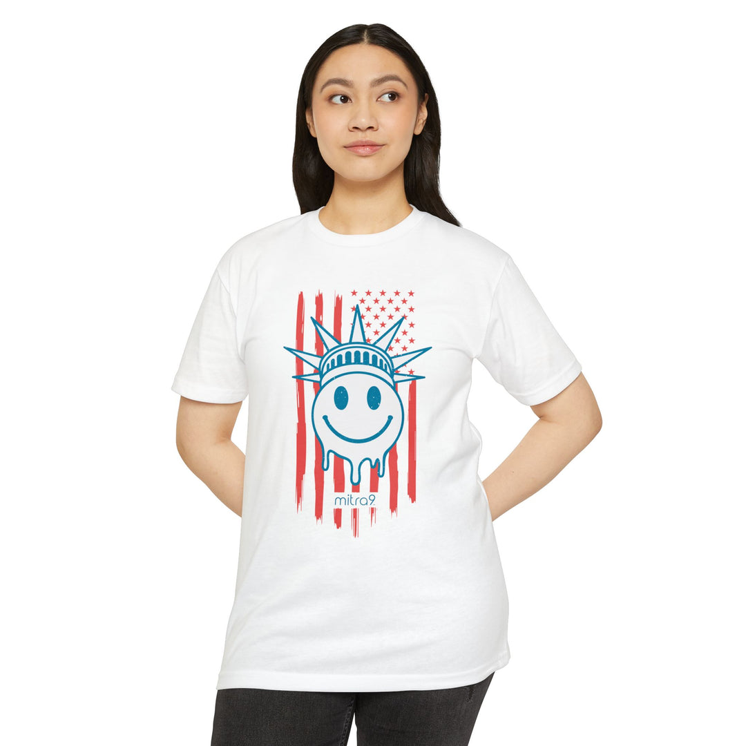 Vintage Liberty Smiley - Red, White & Chill 2025 Edition Tshirt