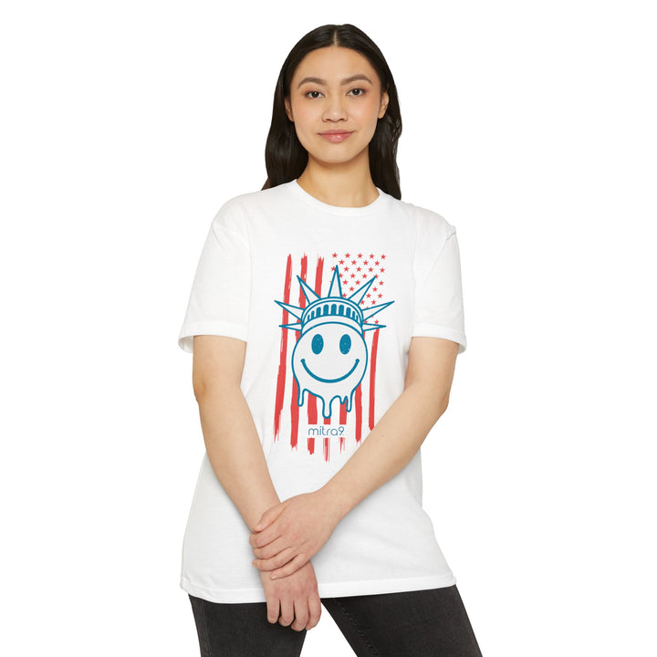 Vintage Liberty Smiley - Red, White & Chill 2025 Edition Tshirt