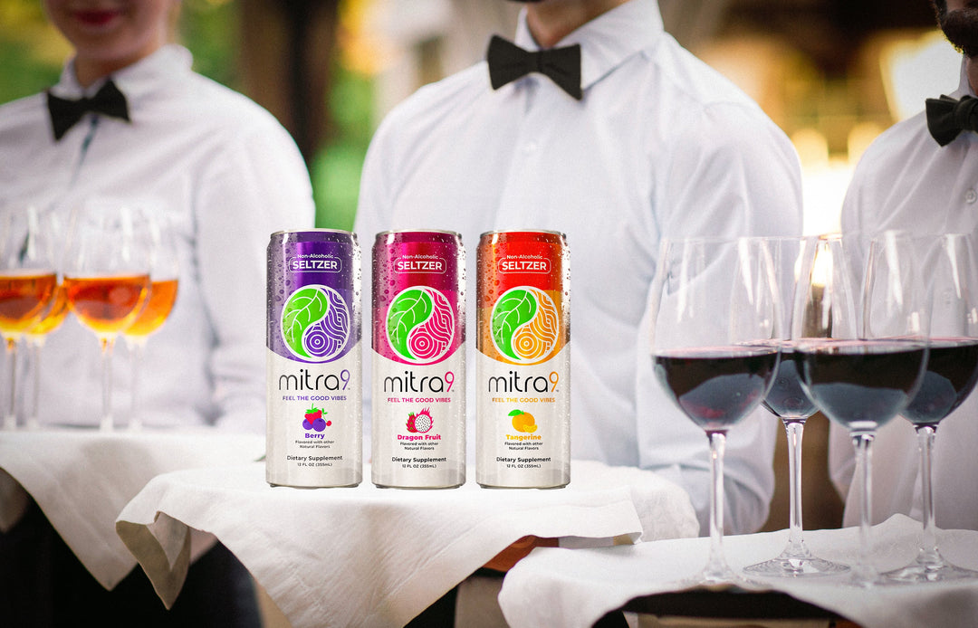 Fancy Restaurant Waiters Serving Non Alcoholic Drinks