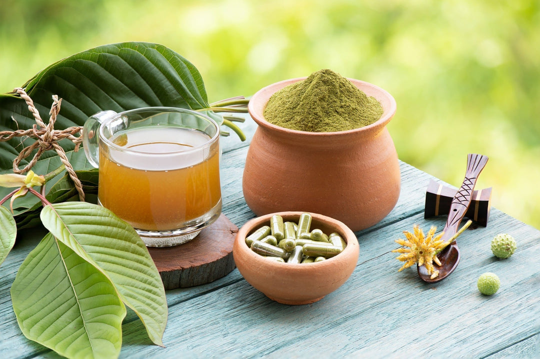 kratom powder capsules leaves tea cradum cratom kraytom