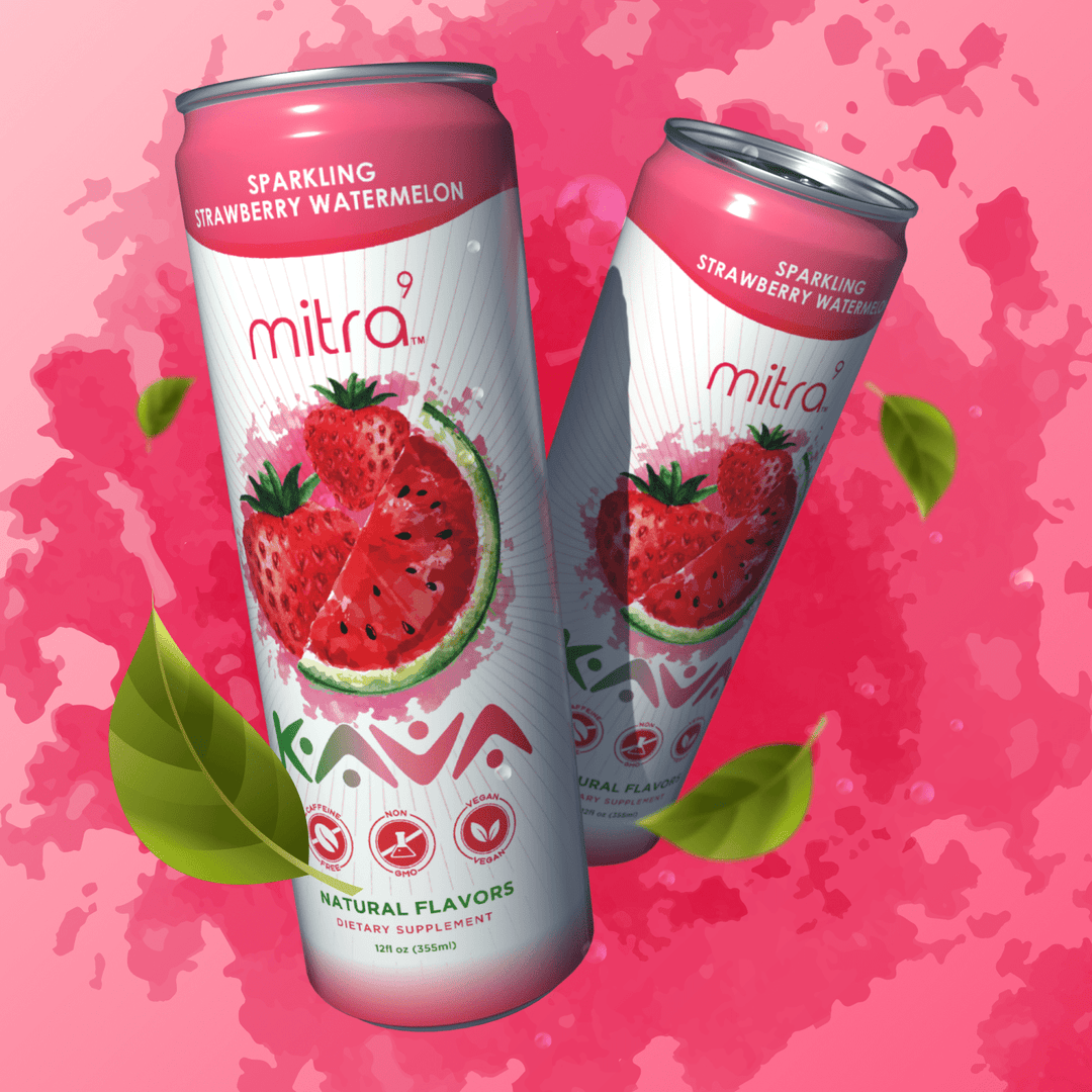 Strawberry Watermelon cava kava drink
